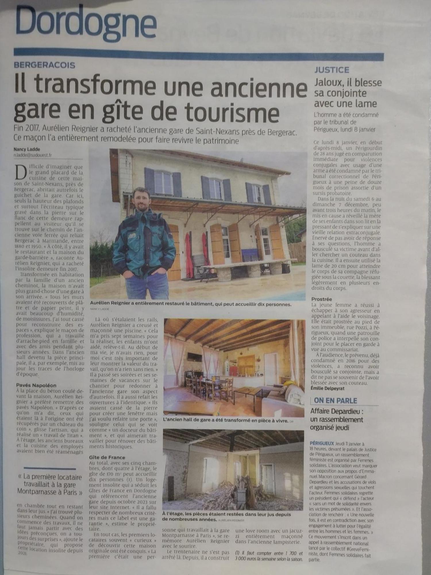 A La Gare Villa Saint-Nexans ภายนอก รูปภาพ